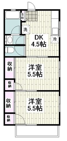 ハイツ松嶋の物件間取画像